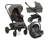 Joie - Trio completo Chrome con ovetto ISnug, Foggy Gray