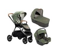 Joie - Trio Con Passeggino Finiti+Navicella Ramble XL+Seggiolino Auto I Gemm 2 - Pine