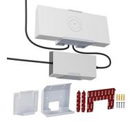 Joinfworld Kit di montaggio a parete per Starlink, router e alimentatore, con accessori di montaggio senza trapano per router V3 standard e Power Brick
