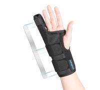 joingood Tutore mignolo, stecca per dito mignolo regolabile, stecca per mignolo, tutore per mignolo, stecca 5 metacarpale per dita rotte, artrite, stecca mignolo mano, tutore mignolo mano destra, L