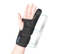 joingood Tutore mignolo, stecca per dito mignolo regolabile, stecca per mignolo, tutore per mignolo, stecca 5 metacarpale per dita rotte, artrite, stecca mignolo mano, tutore mignolo mano sinistra, S