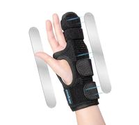 joingood Tutore Mignolo, Tutore Frattura Boxer per Uomini e Donne, Tutore Regolabile per Artrite Frattura Dito Rotto Martello Lussato a Grilletto, Sinistro, M