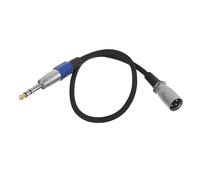 JOINPAYA 0.5m Cavo Audio Professionale Xlr Maschio Maschio Alta Fedeltà Bassa Perdita e Resistenza All Interferenza Adatto Per Mixer e Microfoni