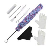 JOINPAYA 1 Impostato Spazzola per la pulizia del sax tenore boccaglio baritono kit salterio accessori sax pennello per sassofono panno per la manutenzione del sassofono Metallo