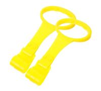 JOINPAYA 1 Paio anelli per lettino auto grucce per box per pieghevole maglione roba da anelli per appendere il lettino letto per neonati alzarsi anelli Yellow