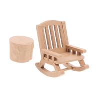 JOINPAYA 1 Set Di Sedie In Miniatura Per Mobili Sedie A Dondolo Accessori Per Giardini Fatati Accessori Per Case Delle Bambole Da Esterno Oggetti In Miniatura Per Case Delle Bambole