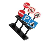 JOINPAYA 1 Set Giocattoli Stradali per del per Simulazioni Sicurezza per Insegnamento Decorazioni Tema Trasporti