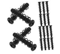 JOINPAYA 1 Set molla della vite della chitarra ponte tremolo vite del ponte per chitarra elettrica porta chitarra guarnizione the bridge rope viti da sostituire viti del ponte Metallo Black