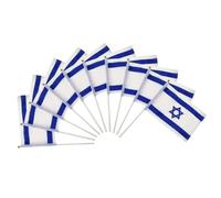JOINPAYA 10 Bandiere Sventolanti A Mano Bandiera Nazionale Bandiera Decorazione A Vivaci Bandiera Israeliana In Poliestere Bandiera Stampata Bandiera Per Barche Decorazione