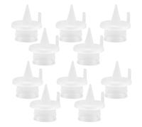 JOINPAYA 10 Pezzi Accessori D'anatra Manuale per Tiralatte a Valvola Silicone Anti-ritorno Becco Design Controflusso Sicuro per Madre