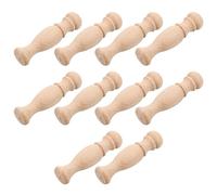JOINPAYA 10 Pezzi di Pilastri Romani in Legno Massello 7x1,8 Cm per Decorazione Mobili e Balaustre Scale, Accessori Artigianali per Casa, Cortile e Paesaggistica