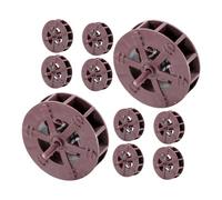 JOINPAYA 10 Pezzi Ornamenti dell'Acqua Fluenti Rocciosi Simulati Decorazione Operato Microruota Ruota Idraulica Manuale Ruota Fontana da Tavolo Fontana Fai da Te Ruota d'Acqua Plastica
