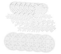 JOINPAYA 10 Pezzi Puzzle Fatti Mano per Puzzle Sottoposti Trasferimento Termico per Decorare e Creare Rotonde Cuore Attività Creative Educative per Sviluppare e Abilità