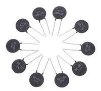 JOINPAYA 10 Pezzi Sensore di Temperatura Termistore Ntc 10d-20, Resistore a Film Nero, Alta Precisione, Leggero, per Limitatori