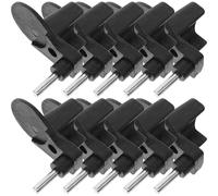 JOINPAYA 10 Pezzi Supporto Fermo Catena per Motosega Blocco Bloccaggio Catena Compatto in Metallo Resistente Accessorio Ammortizzatore Antiscivolo per Motoseghe Benzina Uso Giardinaggio