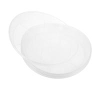 JOINPAYA 10 Pezzi Tappetino per Vasi di Fiori Vassoi per Le Piante Drenaggio al di Fuori Sottovaso da Giardino Sottovaso per Piante da Pianta da Piatti in Vaso con Bianca Plastica