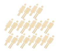 JOINPAYA 10 Set Cartelli Bagno Uomo e Donna in Acrilico 3D Finitura a Specchio Targhe Autoadesive per Porta Bagno Simboli Chiari per Uffici Aziende e Abitazioni Dimensioni 12 CM