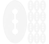 JOINPAYA 100 Pezzi Accessori Ganci per Pannelli Forati, Supporti a Disco Antiscivolo Riutilizzabili per Negozio, Serrature per Ganci a Pioli per Organizzazione Scaffali Casa e Ufficio