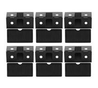 JOINPAYA 100 Pezzi Cabinet Fastener in Plastica Nero Tappi di Copertura, per Mobili e Armadi, Struttura Stabile, per Casa e Fabbrica