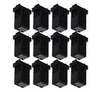 JOINPAYA 100 Pezzi Clip Serratura Coperchio Bidone Spazzatura, Blocco a Pressione, Accessorio Ricambio per Cucina e Bagno, Fermo Nero per Cestino Rifiuti, Facile Utilizzo Familiare