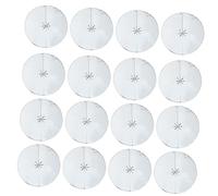 JOINPAYA 100 Pezzi Guarnizione clacson dritta gocciolare cera cerume the flame candele per orecchie candles salvagoccia d'argento forniture per la cura dell'orecchio Carta stagnola Silver