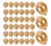 JOINPAYA 100 Pezzi Palloncini di Lattice Collegabili per Decorazioni Feste di Compleanno e Matrimoni, Unioni Versatili e Creazione Rapida, Colore Oro per Party All'aperto