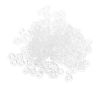 JOINPAYA 1000 Pezzi Clip a S per Braccialetti Elastici in Plastica Riutilizzabile Fermagli Leggeri e Portatili per Creazione di Braccialetti e Collane Kit Accessori per Telai da