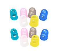 JOINPAYA 10pezzi Protezioni Dita Chitarra Silicone Resistenti Ukulele Principianti Extra Ventilato Frivolo Protezione Punta Dita Adatto Chitarristi Studi Esercizi Prolungati