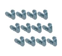 JOINPAYA 12 Pezzi Clip per Ripiani Frigorifero in Plastica Resistente Supporto Forte per Congelatori e Frigoriferi Commerciali, Ganci Protettivi per Ripiani