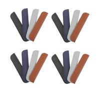 JOINPAYA 12 Pezzi Custodia per Penna in Pelle PU Resistente Singola Elastico Antiscivolo Astuccio Compatto per Penna Stilografica Accessorio Regalo per Ufficio e Scuola