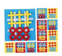 JOINPAYA 12 pezzi Mini Gioco Tavolo Tris in Feltro Colorato Giocattolo Educativo e Regali Festa per Passatempo Morbido e Divertente