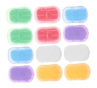 JOINPAYA 12 scatole Sapone da Viaggio Profumati Fragranze Miste Foglietti Portatili per Lavaggio Mani Outdoor per Campeggio Escursionismo e Viaggi