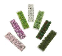 JOINPAYA 14 Pezzi Piante e Fiori per Case delle Bambole Miniatura Grappoli di Fiori Realistici da 8 MM in Resina per Modellismo Ferroviario e Micro Paesaggi Decorazioni Compatte per