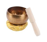 JOINPAYA 1pezzi Ciotola Buddhista Rame Per Meditazione e Yoga Ciotola Sonora Con e Guarnizione Stick Random Strumento Relax e Del