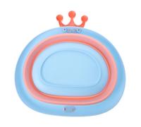 JOINPAYA 1pezzi Lavabo Pieghevole in Pp Per Ragazzo Ragazza Ragazza Lavabo Portatile Forma Di Corona Pieghevole Creativo Per Ragazzo Da Viaggio