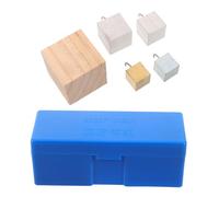 JOINPAYA 1set Cubo Densità Scienziato in Rame Ferro Alluminio e Legno Elementi Fisica per Laboratorio Stem e Didattica Scientifica
