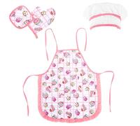 JOINPAYA 1set Grembiuli Per Grembiule e Cappello Da Chef Ruolo Cucina Accessori Per Per Feste