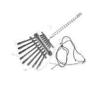 JOINPAYA 1set Kalimba Mini Tasti Trasparente Strumento Musicale Portatile Per Principianti Facile Da Usare e Trasportare Suoni e Luminosi Per Amanti Della Musica