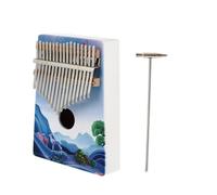 JOINPAYA 1set Kalimba Portatile Tasti Per Principianti Strumento Musicale Ergonomico e Leggero Per Facile Trasporto e Uso Design Unico Con Incantevole