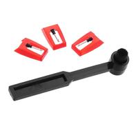 JOINPAYA 1set Kit Di Ricambio Per Puntina Di Giradischi Con Spazzola Pulente Include Ago e Spazzola Per Pulizia Accessori Per Manutenzione Di Dischi Vinile e Audio Phonograph