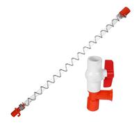 JOINPAYA 1Set Regolatore Pressionper Allevamenti Pollame Valvola estremità Rotonda e Visualizzazione Kit per Irrigazione e Sicura