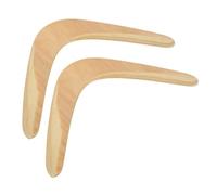 JOINPAYA 2 Pezzi Boomerang Legno Sportivo Aerodinamico per Attività All Facile da Lanciare e Catturare per Adulti e Studenti Divertimento e Coordinazione