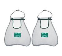 JOINPAYA 2 Pezzi Borsa a Rete Sospesa, Ventilata, Maniglia Portatile | PVC e Rete Dacron, Apertura Ampia e Tasca Cava, Asciugatura Rapida, per Bagno e Cameretta