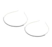 JOINPAYA 2 Pezzi Cerchietto per Chioma Chic, Cerchietto Elegante in Lega Argento, Comodo da Indossare, per Figlia e Madre, per Rientri a Casa e Anniversari, Accessorio Chioma da Sposa