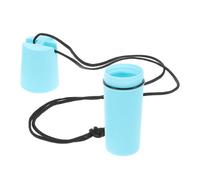 JOINPAYA 2 Pezzi Contenitore Stagno Cilindrico Blu in Plastica | Cordino al Collo, Sigillo Ermetico, per Chiavi e Batterie , Leggero 48g