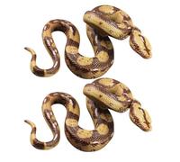 JOINPAYA 2 pezzi di figure di serpente realistiche: giocattoli di plastica realistici a forma di serpente - simulazione di animali per attività educative scientifiche, scherzi, oggetti di scena per