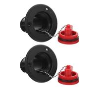 JOINPAYA 2 Pezzi di Plastica per Serbatoio Dell'Olio Coperchio per Serbatoio del Gas per Barche per Barche