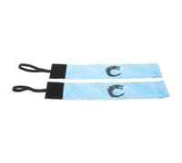 JOINPAYA 2 Pezzi Fascia Elastica da Capitano per Calcio Blu in Poliestere, Regolabile e Adatta per Allenamento e Partite, Supporta Divisione Efficiente delle Squadre per Giovani e Adulti