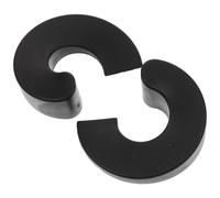 JOINPAYA 2 Pezzi Fermaporta di Sicurezza Muto, Cuneo Fermaporta Silenzioso Inclinato per Porte in Legno, Vetro e Acciaio, Protezione per Pavimenti in Soggiorno, Uso su Parquet