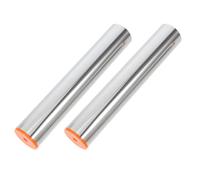 JOINPAYA 2 Pezzi Insaccatrice per Salsicce in Acciaio Inossidabile Argento, Spiedini Metallici per Grigliare, Utensile Sicuro e Resistente per Uso lungo Termine in Food Stalls e Barbecue